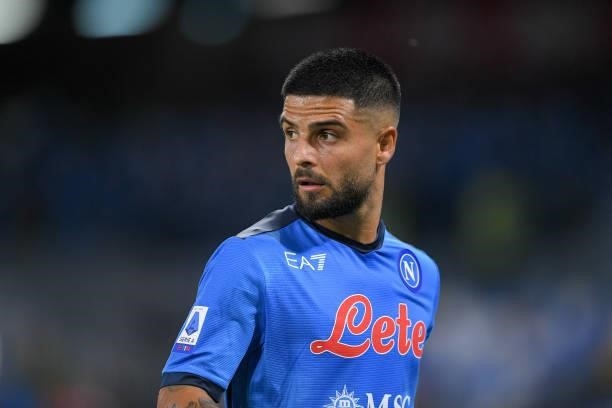 Lorenzo Insigne of SSC Napoli looks on during the Serie A match between SSC Napoli and FC Juventus at Stadio Diego Armando Maradona, Napoli, Italy on...