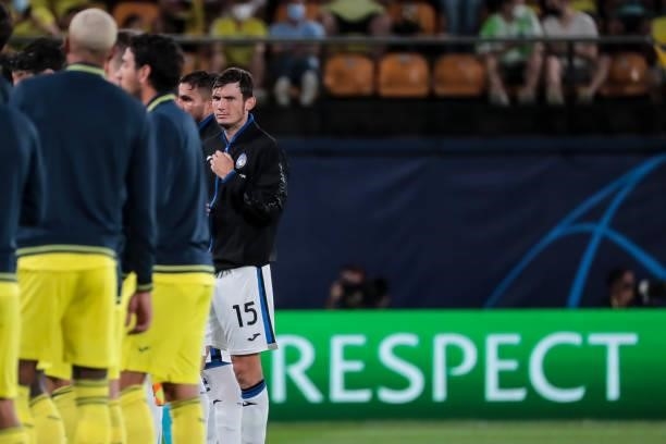 Marten de Roon of Atalanta before UEFA Champions League match between Villarreal CF and Atalanta CB at La Ceramica Stadium on September 14, 2021.