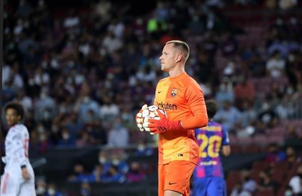 Marc Andre Ter Stegen during the match between FC Barcelona and FC Bayern Munich, corresponding to the week 1 of the group A of the UEFA Champions...
