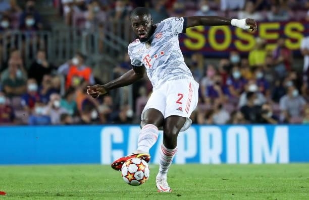 Dayot Upamecano during the match between FC Barcelona and FC Bayern Munich, corresponding to the week 1 of the group A of the UEFA Champions League,...