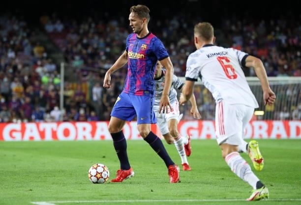 Luuk de Jong during the match between FC Barcelona and FC Bayern Munich, corresponding to the week 1 of the group A of the UEFA Champions League,...