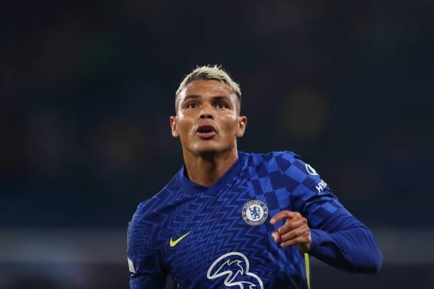 Thiago Silva of Chelsea during the UEFA Champions League group H match between Chelsea FC and Zenit St. Petersburg at Stamford Bridge on September...