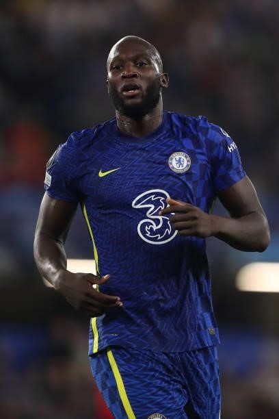 Romelu Lukaku of Chelsea during the UEFA Champions League group H match between Chelsea FC and Zenit St. Petersburg at Stamford Bridge on September...