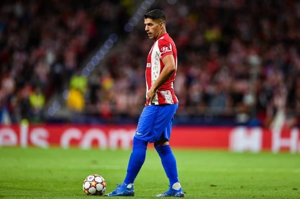 Luis Suarez during UEFA Champions League match between Atletico de Madrid and FC Porto at Wanda Metropolitano on September 15, 2021 in Madrid, Spain.