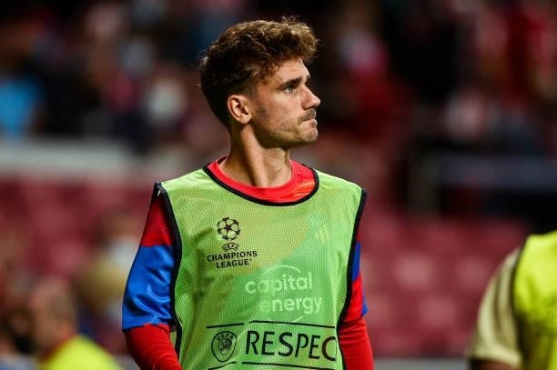 Antoine Griezmann during UEFA Champions League match between Atletico de Madrid and FC Porto at Wanda Metropolitano on September 15, 2021 in Madrid,...