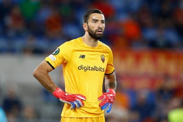 Goalkeeper Rui Patricio of AS Roma looks on during the UEFA Europa Conference League group C match between AS Roma and CSKA Sofia at Stadio Olimpico...