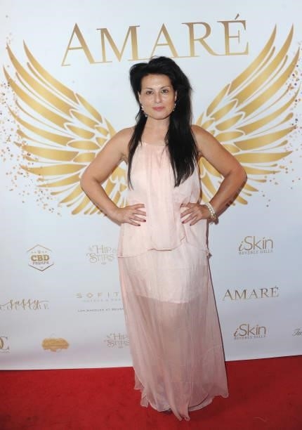 Alexis Iacono attends the Cover Release Of "Amare Legacy Issue