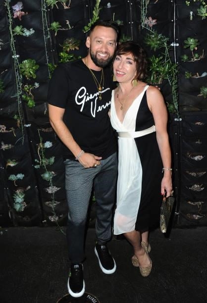 George Rojas and Naomi Grossman attend the Cover Release Of "Amare Legacy Issue