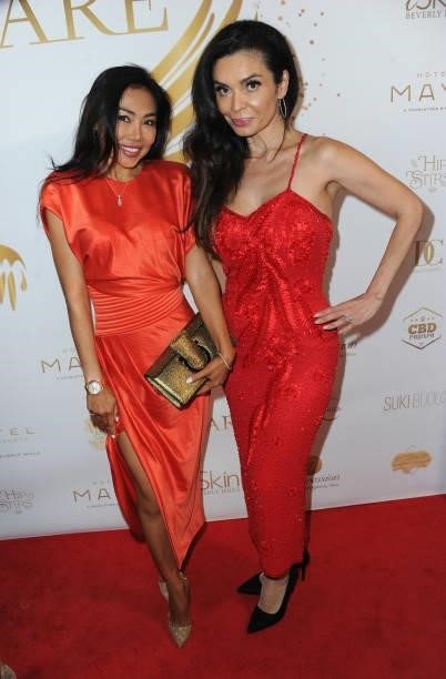 Fitra Iriani and Brend Mejia attend the Cover Release Of "Amare Legacy Issue