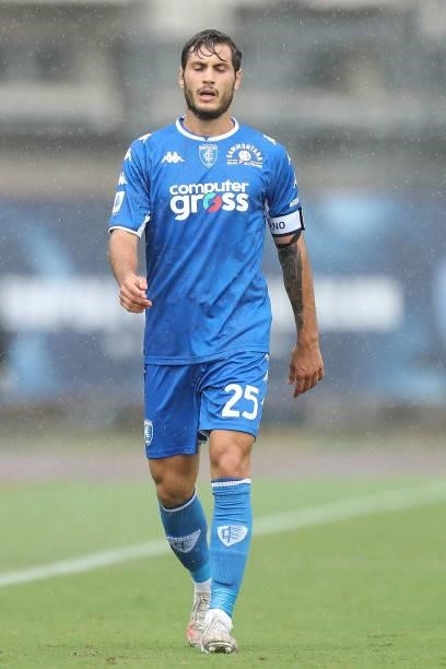 Filippo Bandinelli of Empoli FC in action during the Serie A match between Empoli FC and UC Sampdoria at Stadio Carlo Castellani on September 19,...