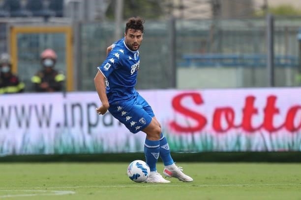 Riccardo Marchizza of Empoli FC in action during the Serie A match between Empoli FC and UC Sampdoria at Stadio Carlo Castellani on September 19,...