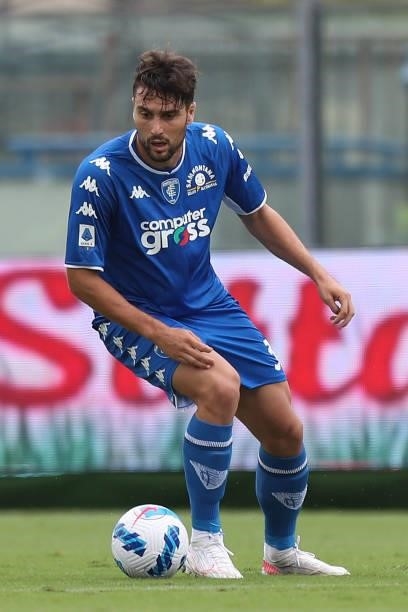 Riccardo Marchizza of Empoli FC in action during the Serie A match between Empoli FC and UC Sampdoria at Stadio Carlo Castellani on September 19,...
