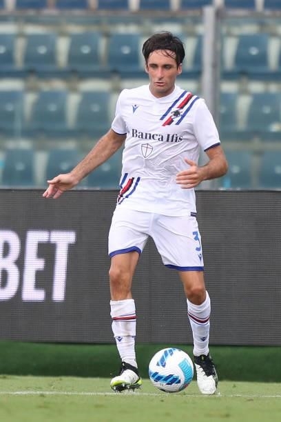 Tommaso Augello of UC Sampdoria in action during the Serie A match between Empoli FC and UC Sampdoria at Stadio Carlo Castellani on September 19,...