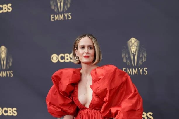 Sarah Paulson attends the 73RD EMMY AWARDS on Sunday, Sept. 19 on the CBS Television Network and available to stream live and on demand on Paramount+.