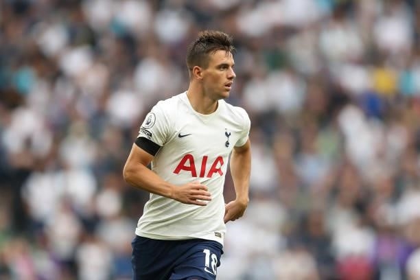 Giovani Lo Celso of Tottenham Hotspur during the Premier League match between Tottenham Hotspur and Chelsea at Tottenham Hotspur Stadium on September...