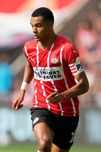 Cody Gakpo of PSV during the Dutch Eredivisie match between PSV v Feyenoord at the Philips Stadium on September 19, 2021 in Eindhoven Netherlands