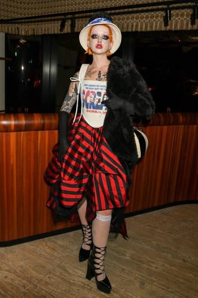 Hatti Rees attends the Dazed, Fashion East and Browns Fashion celebration of 20 years of Fashion East at The Standard London on September 20, 2021 in...