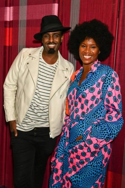 Mason Smillie and Aicha McKenzie attend the Dazed, Fashion East and Browns Fashion celebration of 20 years of Fashion East at The Standard London on...