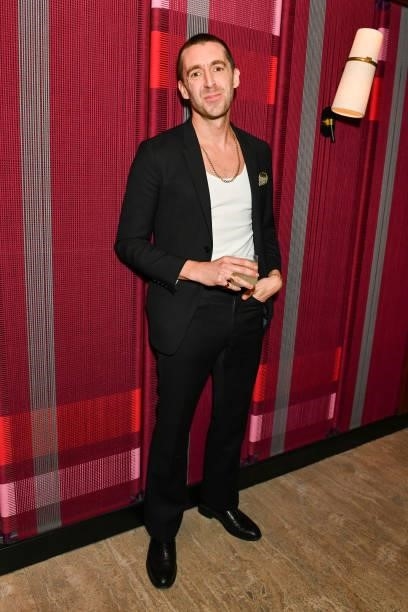 Miles Kane attends the Dazed, Fashion East and Browns Fashion celebration of 20 years of Fashion East at The Standard London on September 20, 2021 in...