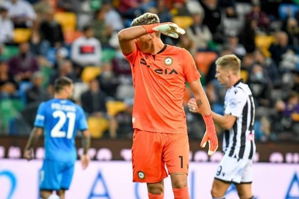 Disappointment of Marco Silvestri during the Italian football Serie A match Udinese Calcio vs SSC Napoli on September 20, 2021 at the Friuli - Dacia...