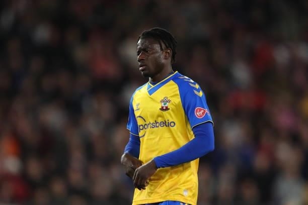 Mohammed Salisu of Southampton during the Carabao Cup Third Round match between Sheffield United and Southampton at Bramall Lane on September 21,...