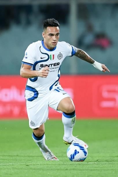 Lautaro Martinez of FC Internazionale during the Serie A match between ACF Fiorentina and FC Internazionale at Stadio Artemio Franchi, Florence,...