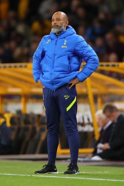 Nuno Espirito Santo the head coach / manager of Tottenham Hotspur during the Carabao Cup Third Round match between Wolverhampton Wanderers and...