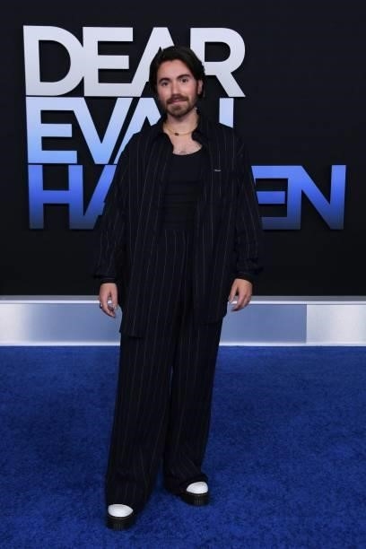 Actor Noah Galvin arrives for the premiere of "Dear Evan Hansen