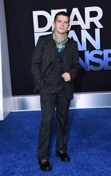 Actor Colton Ryan arrives for the premiere of "Dear Evan Hansen