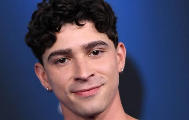 Actor Isaac Powell arrives for the premiere of "Dear Evan Hansen