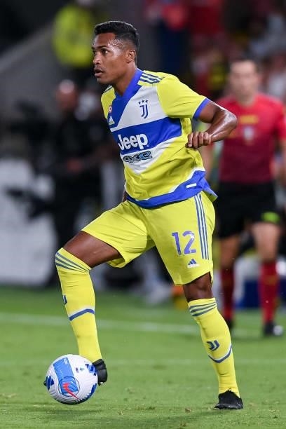 Alex Sandro of FC Juventus during the Serie A match between Spezia Calcio and FC Juventus at Stadio Alberto Picco on 22 September 2021. September...