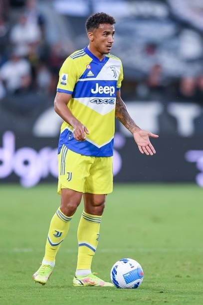 Danilo of FC Juventus during the Serie A match between Spezia Calcio and FC Juventus at Stadio Alberto Picco on 22 September 2021. September 2021.