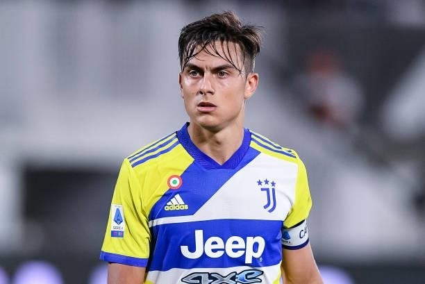 Paulo Dybala of FC Juventus looks on during the Serie A match between Spezia Calcio and FC Juventus at Stadio Alberto Picco on 22 September 2021....