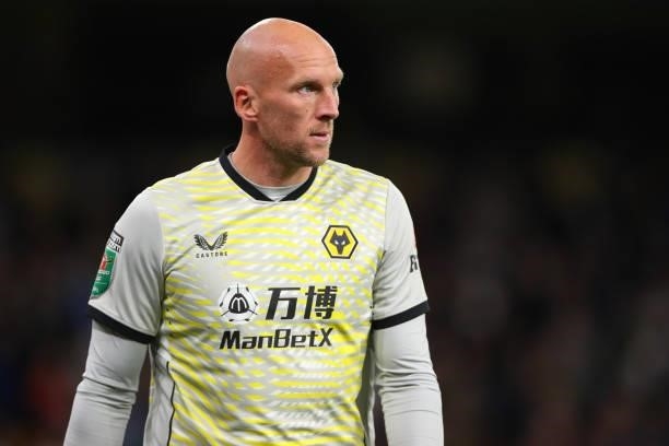John Ruddy of Wolverhampton Wanderers during the Carabao Cup Third Round match between Wolverhampton Wanderers and Tottenham Hotspur at Molineux on...