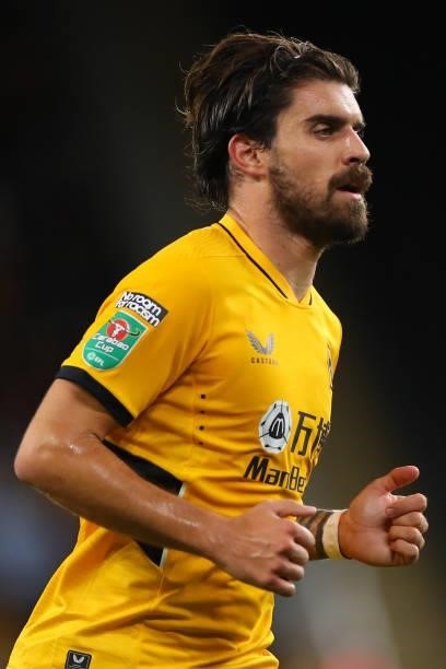 Ruben Neves of Wolverhampton Wanderers during the Carabao Cup Third Round match between Wolverhampton Wanderers and Tottenham Hotspur at Molineux on...