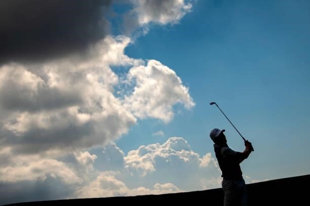 Alexander Knappe of Germany plays his second shot at the 7th hole during Day Two of the Open de Portugal at Royal Obidos at Royal Obidos Spa & Golf...