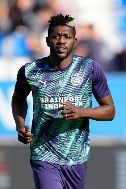 Ibrahim Sangare of PSV during the warming up during the Dutch Eredivisie match between Willem II v PSV at the Koning Willem II Stadium on September...