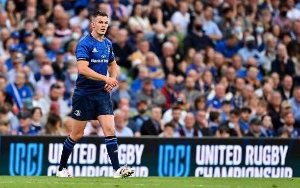 Dublin , Ireland - 25 September 2021; Jonathan Sexton of Leinster during the United Rugby Championship match between Leinster and Vodacom Bulls at...