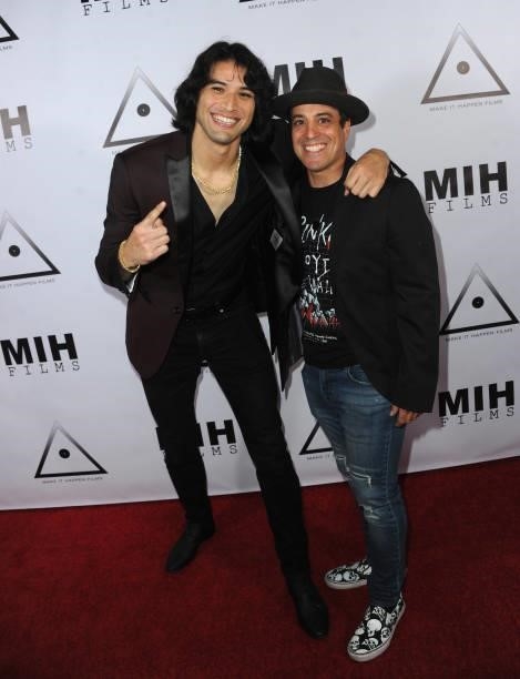 Anthony Cruz and Matteo Ribaudo attend the Pre-Premiere Party for "Beyond Paranormal