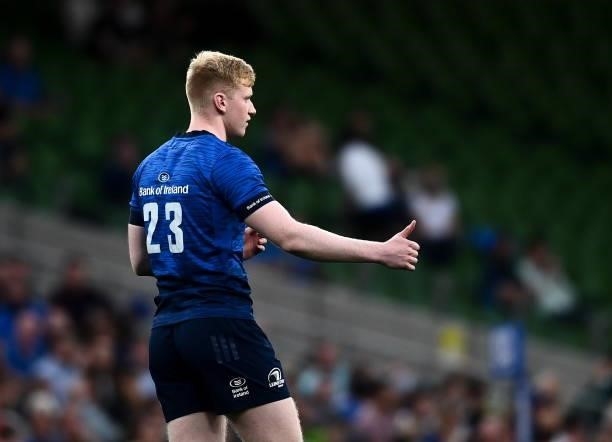 Dublin , Ireland - 25 September 2021; Jamie Osborne of Leinster during the United Rugby Championship match between Leinster and Vodacom Bulls at...