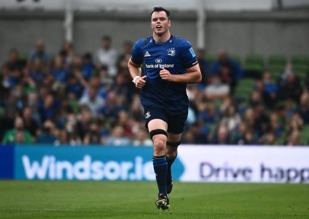 Dublin , Ireland - 25 September 2021; James Ryan of Leinster during the United Rugby Championship match between Leinster and Vodacom Bulls at Aviva...