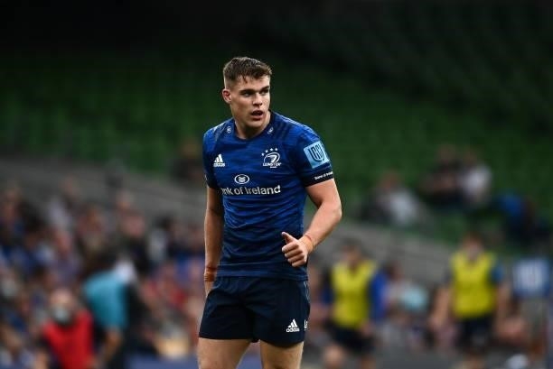 Dublin , Ireland - 25 September 2021; Garry Ringrose of Leinster during the United Rugby Championship match between Leinster and Vodacom Bulls at...