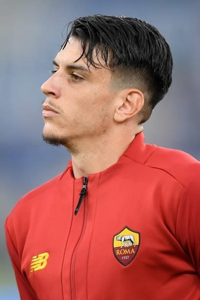 Roger Ibanez of AS Roma during the Serie A match between SS Lazio and AS Roma at Stadio Olimpico, Rome, Italy on 26 September 2021.