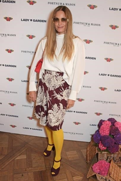 Yasmin Le Bon attends the 7th annual Lady Garden Foundation lunch at Fortnum & Mason on September 28, 2021 in London, England.