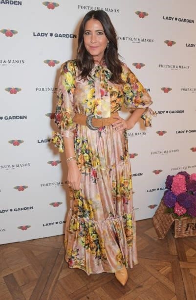 Lisa Snowdon attends the 7th annual Lady Garden Foundation lunch at Fortnum & Mason on September 28, 2021 in London, England.