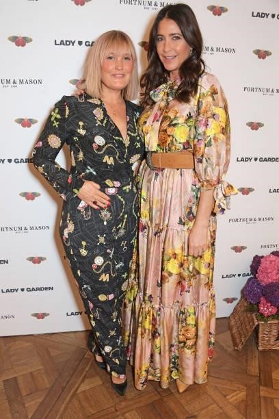 Mika Simmons and Lisa Snowdon attend the 7th annual Lady Garden Foundation lunch at Fortnum & Mason on September 28, 2021 in London, England.