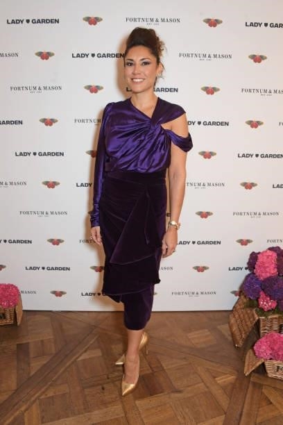Lily Hodges attends the 7th annual Lady Garden Foundation lunch at Fortnum & Mason on September 28, 2021 in London, England.