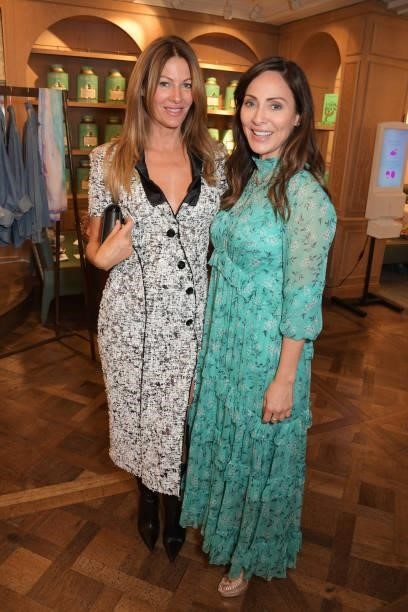 Kirsty Bertarelli and Natalie Imbruglia attend the 7th annual Lady Garden Foundation lunch at Fortnum & Mason on September 28, 2021 in London,...