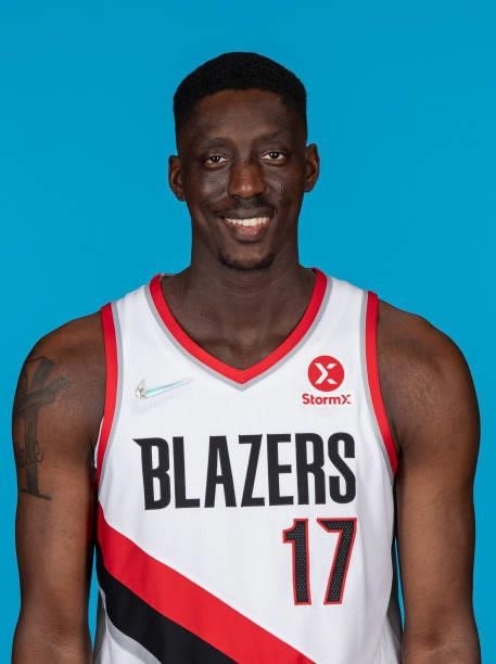 Tony Snell of the Portland Trail Blazers poses for a head shot during NBA media day on September 27, 2021 at the MODA Center in Portland, Oregon....