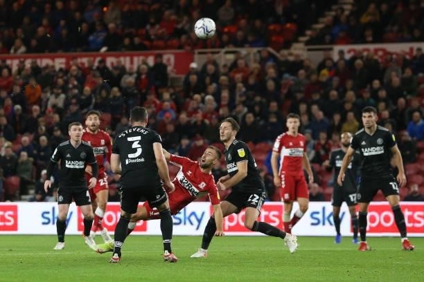 Middlesbrough's Andraz Sporar during the Sky Bet Championship match between Middlesbrough and Sheffield United at the Riverside Stadium,...